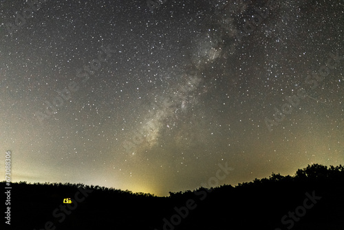 Image of the Milky Way in the sky