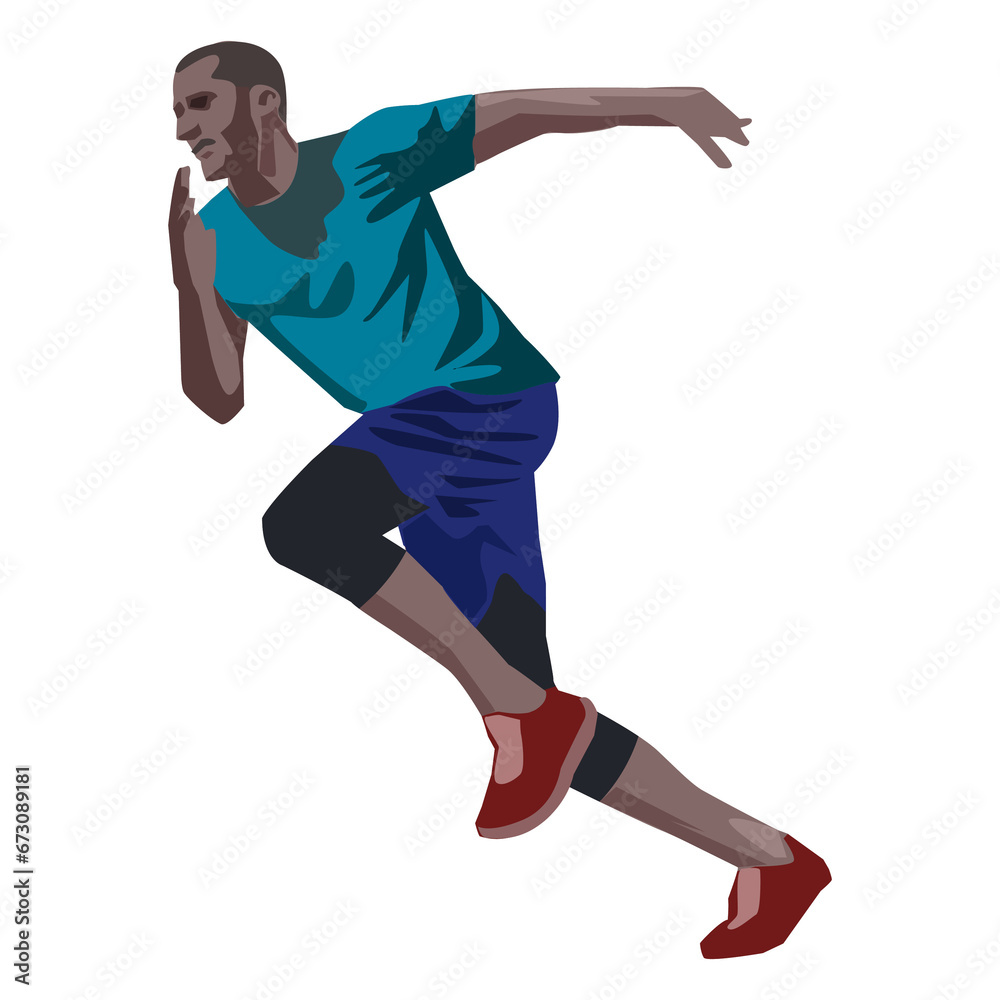 Fototapeta premium run sport athlete jogging