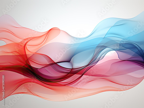 Smooth colorful background with twist light lines.