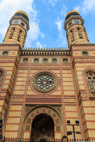 Dohany Street Synagogue also known as the Great Synagogue or Tabakgasse Synagogue in Budapest, Hungary photo