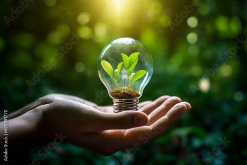 green earth green world save energy concept