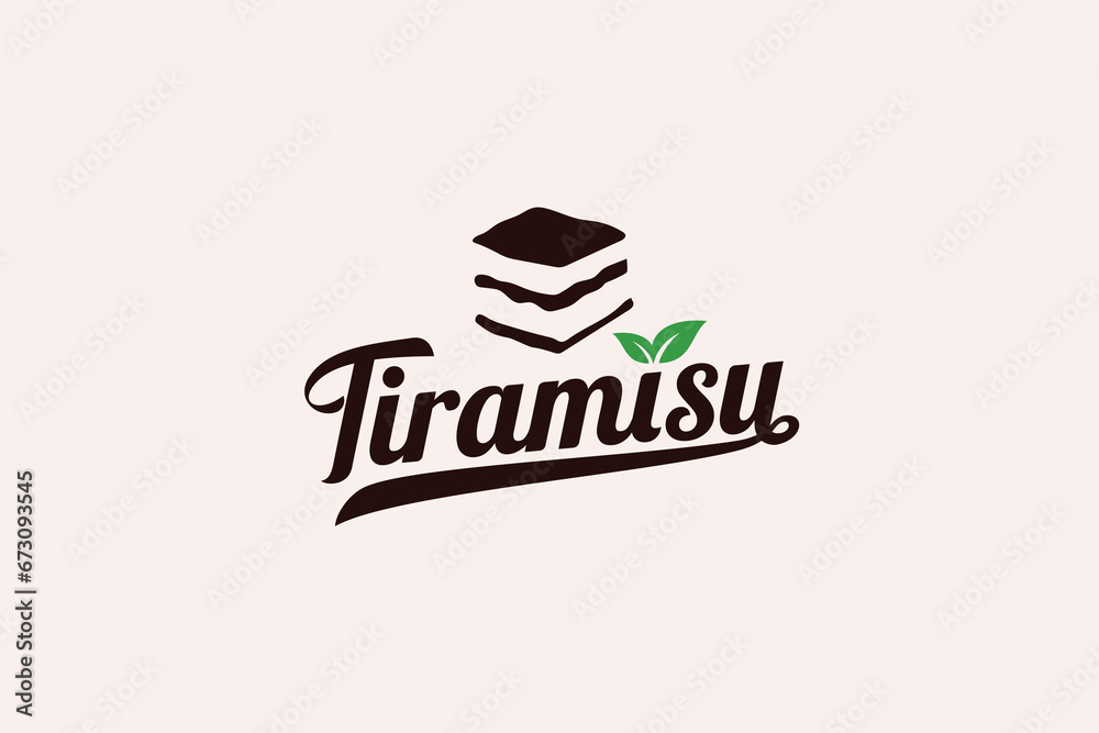 custom made wallpaper toronto digitalTiramisu logo with a beautiful combination of tiramisu and lettering. tiramisu vector for bakery, cafe, cake shop, etc