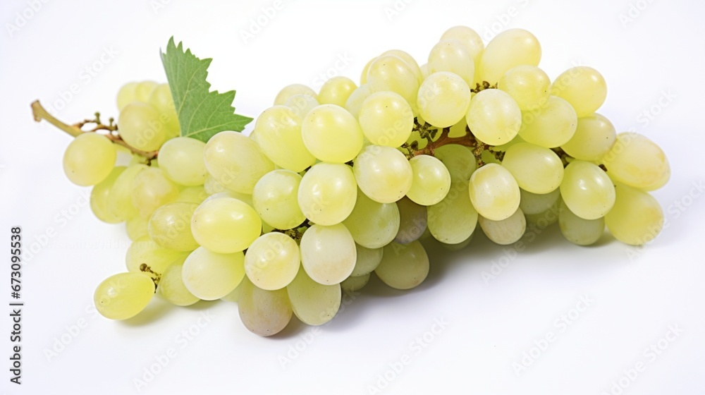 bunch of green grapes generated by AI bunch of green grapes generated by AI
