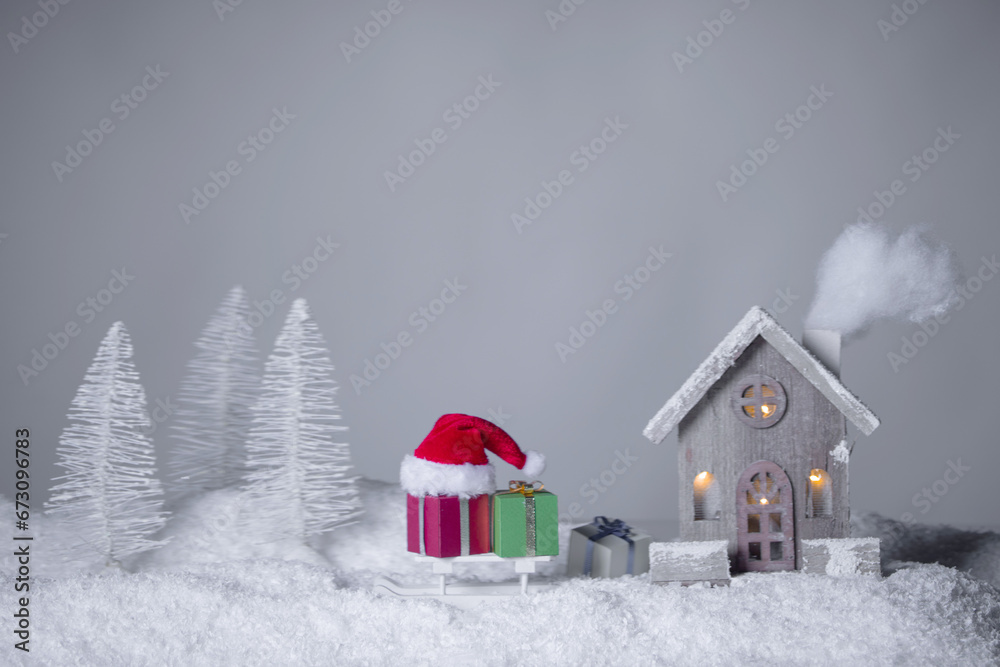 House and Christmas gifts