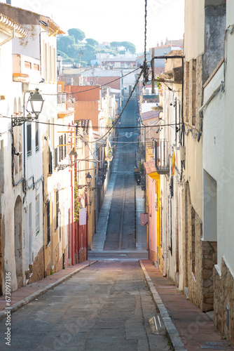 long and narrow village street © Jorge