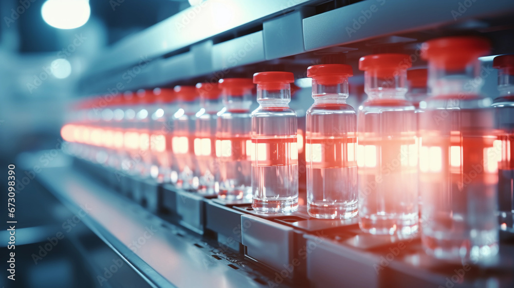 Medical Vials Progressing Down a State-of-the-Art Production Line with Utmost Quality and Efficiency Medical Vials Progressing Down a State-of-the-Art Production Line with Utmost Quality and Efficiency