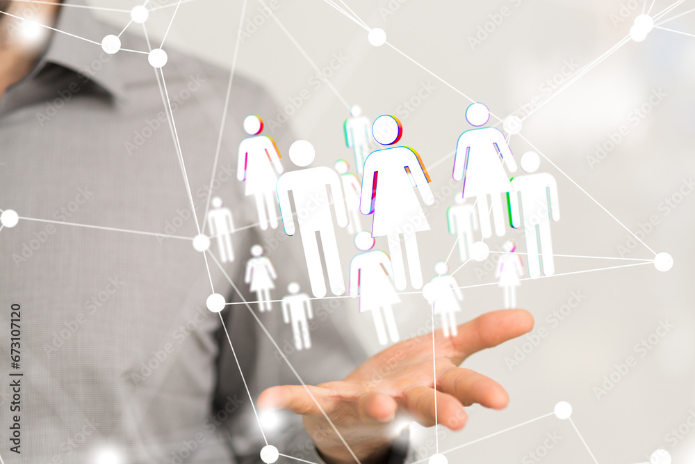 Global network. Blockchain. 3D illustration. Neural networks and artificial intelligence. Abstract Global network. Blockchain. 3D illustration. Neural networks and artificial intelligence. Abstract