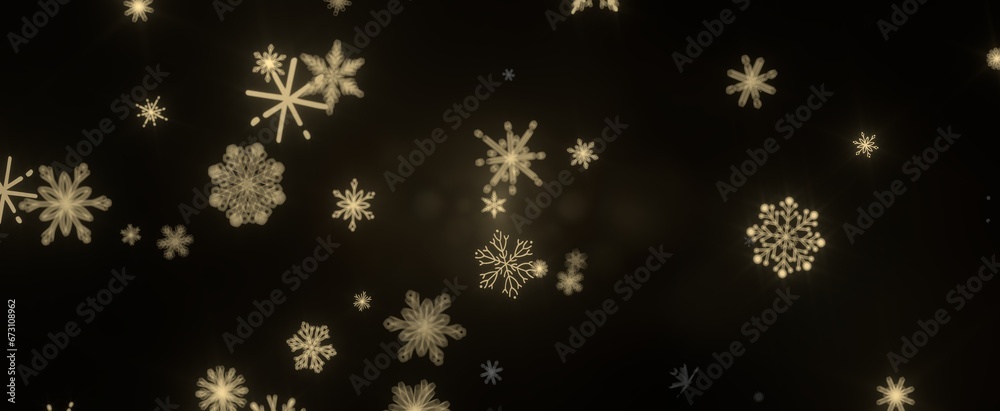 The winter background, falling snowflakes The winter background, falling snowflakes