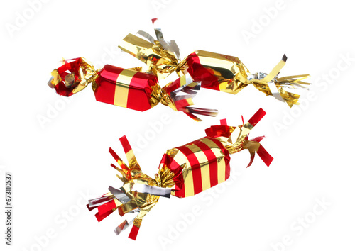 Foto Papillotes - Bonbons de Noël / Fond transparent
