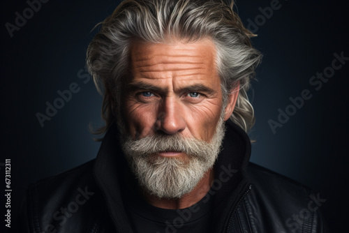 Portrait of mature man photo