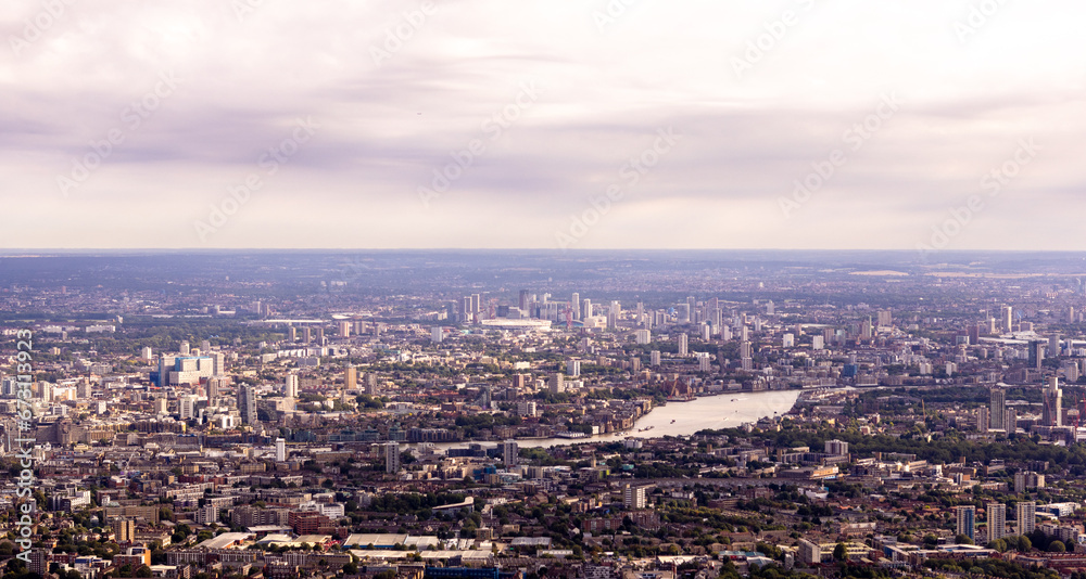 Fototapeta premium London Seen From The Air