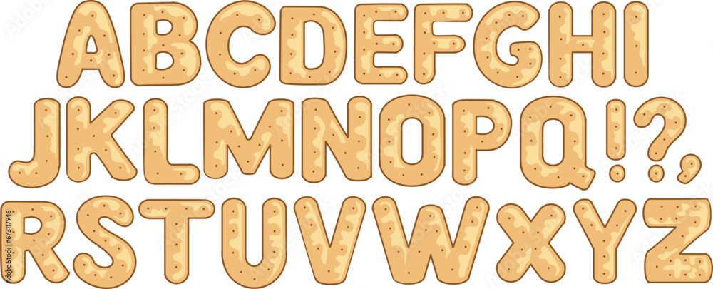 Vector font and alphabet. display kids font, Abc, english letters and numbers. Vector font and alphabet. display kids font, Abc, english letters and numbers.