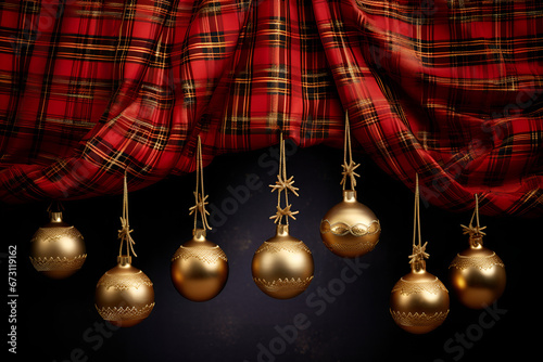 red christmas balls