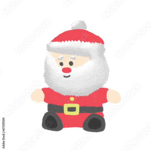 크리스마스 산타 캐릭터 일러스트 