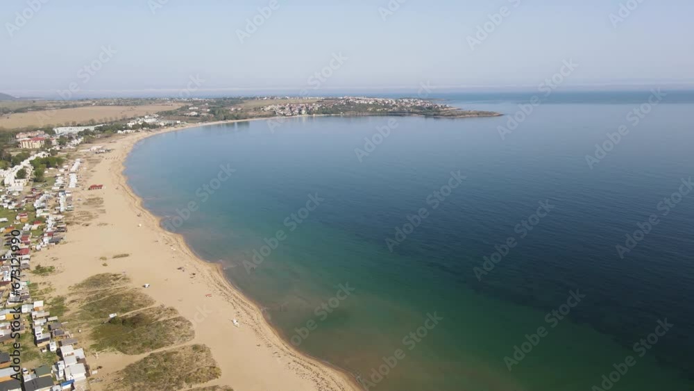 Aerial view of Gradina (Garden) Beach near town of Sozopol, Burgas Region, Bulgaria Aerial view of Gradina (Garden) Beach near town of Sozopol, Burgas Region, Bulgaria