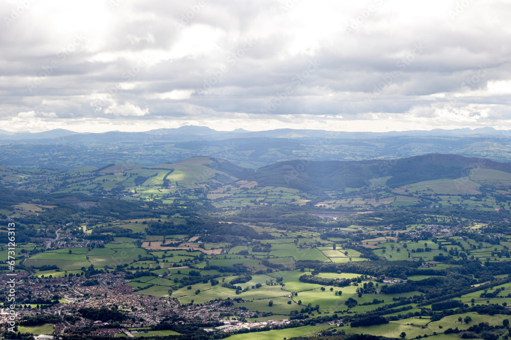 Fototapeta premium British Landscape From The Air