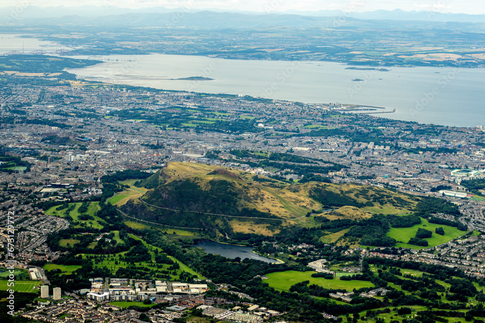 Edinburgh City From Above