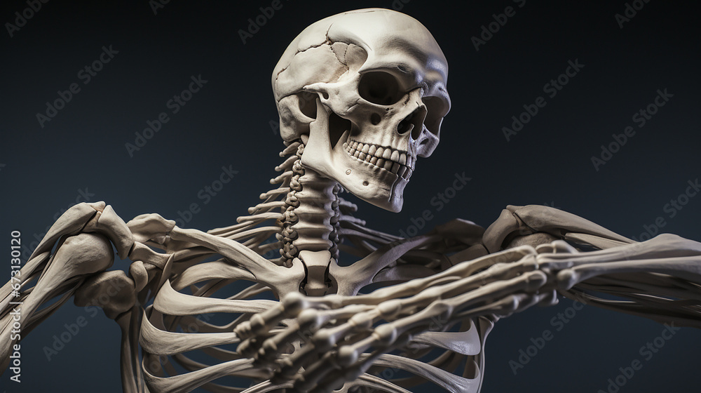 muscular skeleton created with Generative Ai muscular skeleton created with Generative Ai