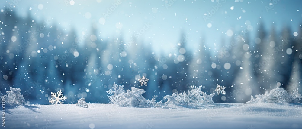 Blure background with bokeh in christmas theme Blure background with bokeh in christmas theme