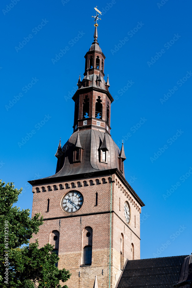 Oslo Cathedral (Norwegian: Oslo domkirke), formerly Our Savior's Church, belltower