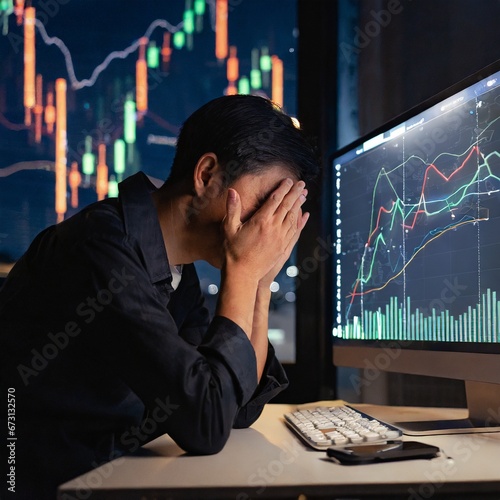 株価が暴落し、多額の含み損を抱え、絶望の極地にある個人投資家