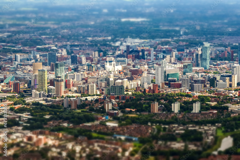 Manchester City Aerial View