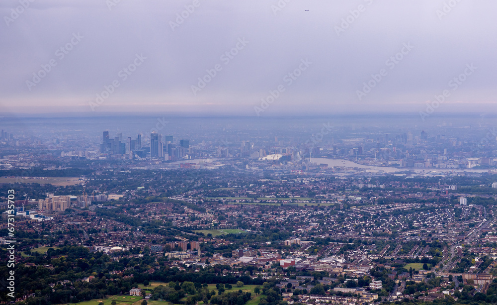 Fototapeta premium London Seen From The Air