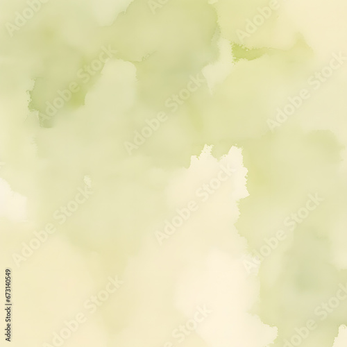 Light brown green olive sage beige abstract watercolor. Art background for design.