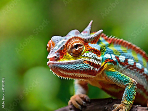 Chameleon Photography  generative ai