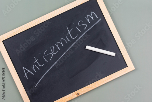 Canvas-taulu Antisemitism minimalistic concept