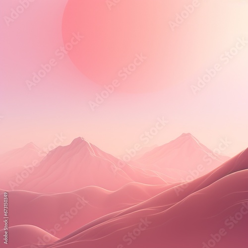 Simple pink background  empty space for text and design