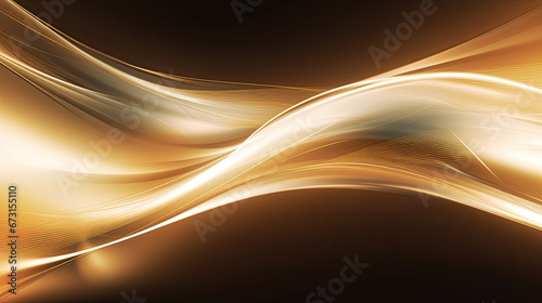 luxury golden color Abstract wave background. Abstract soft color waves  