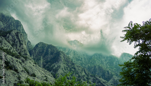 Moody mountains