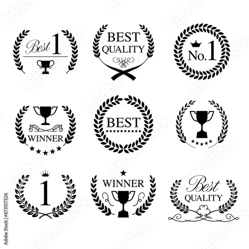 ランキングや品質を誇るフレームのベクターイラストセット