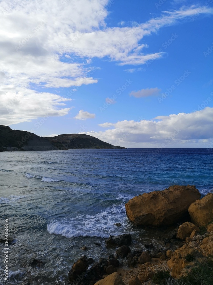 Malta beach front 