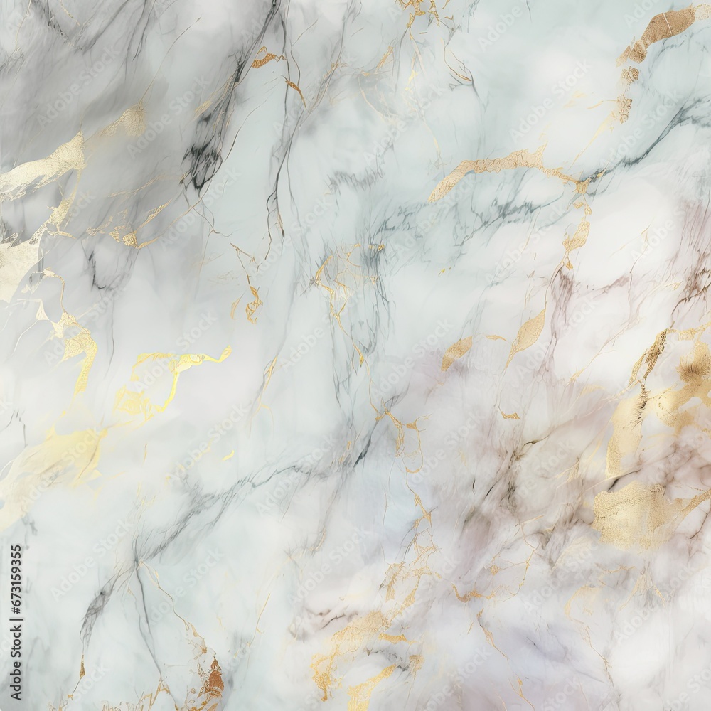 Luxurious Marble Texture with Soft Pastels and Gold