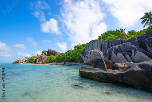 Seychelles beautiful beach photo
