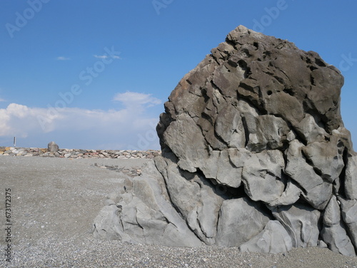 海岸と岩　coast and rocks
