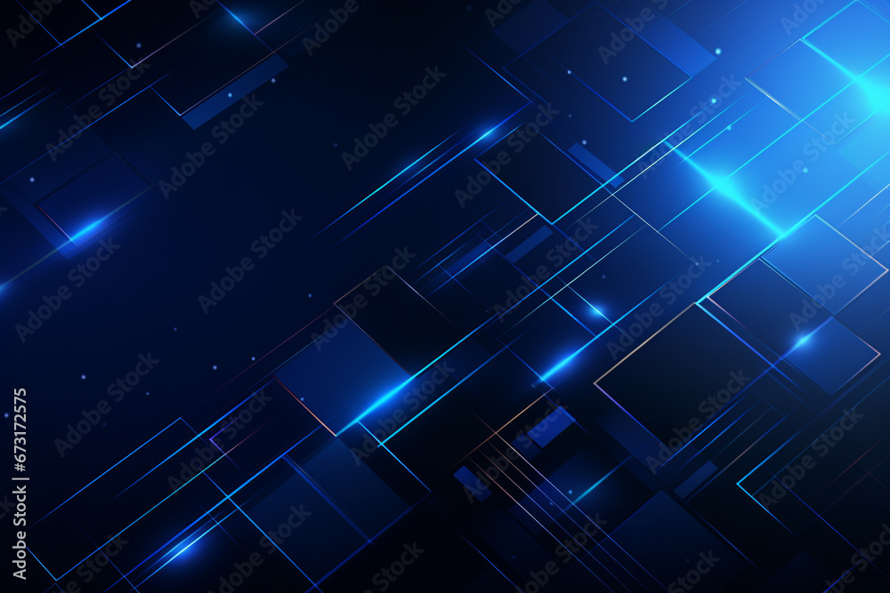 Obraz premium Abstract technology digital line electronic network data innovation concept background.