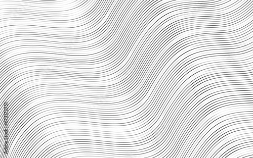 Wave pattern diagonal background, curvy lines vector wallpaper