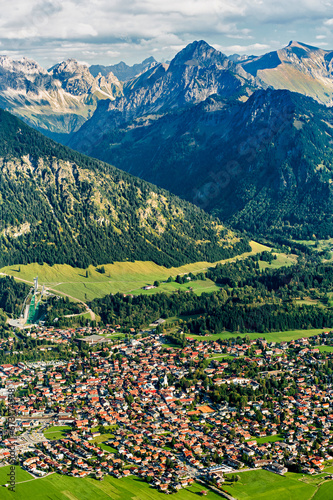 Oberstdorf aus der Luft