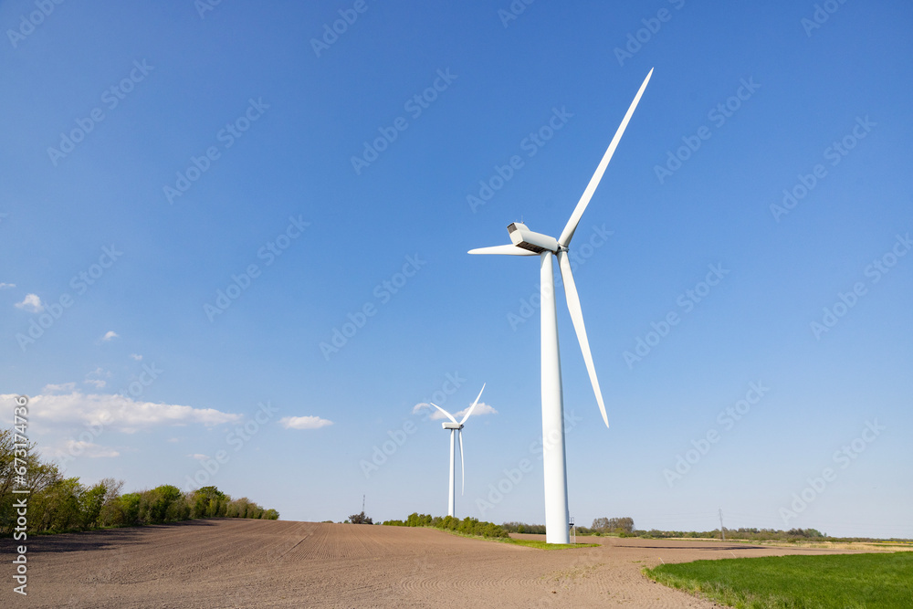 Wind turbine in the field near Kammersluse,Ribe,Esbjerg municipality,Denmark Wind turbine in the field near Kammersluse,Ribe,Esbjerg municipality,Denmark