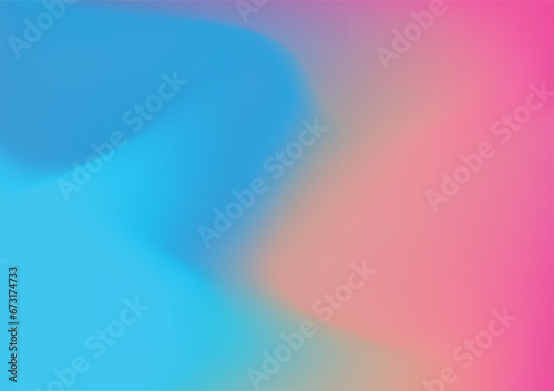 Abstract colorful blur smooth background, pink and blue gradient vector illustration template for website, banner, poster, backdrop.