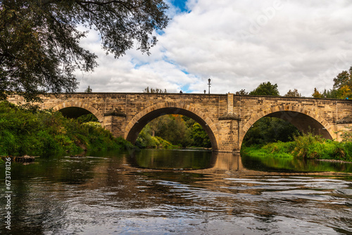 Stone bridge in Bardo - small town in 