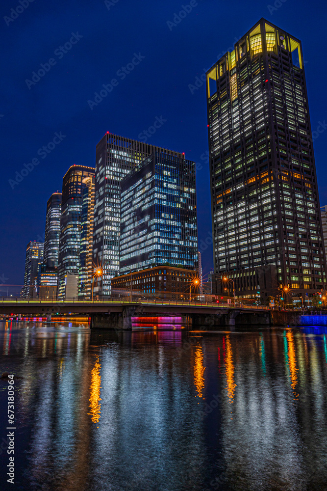 Obraz premium 都市夜景
