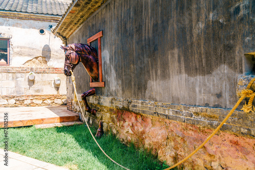 Scenery of Yanshen Ancient Town in Boshan District, Zibo City photo