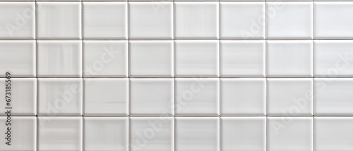 Ultarawide White Kitchen, Bathroom Wall Ceramic Tiles Texture Background Wallpaper