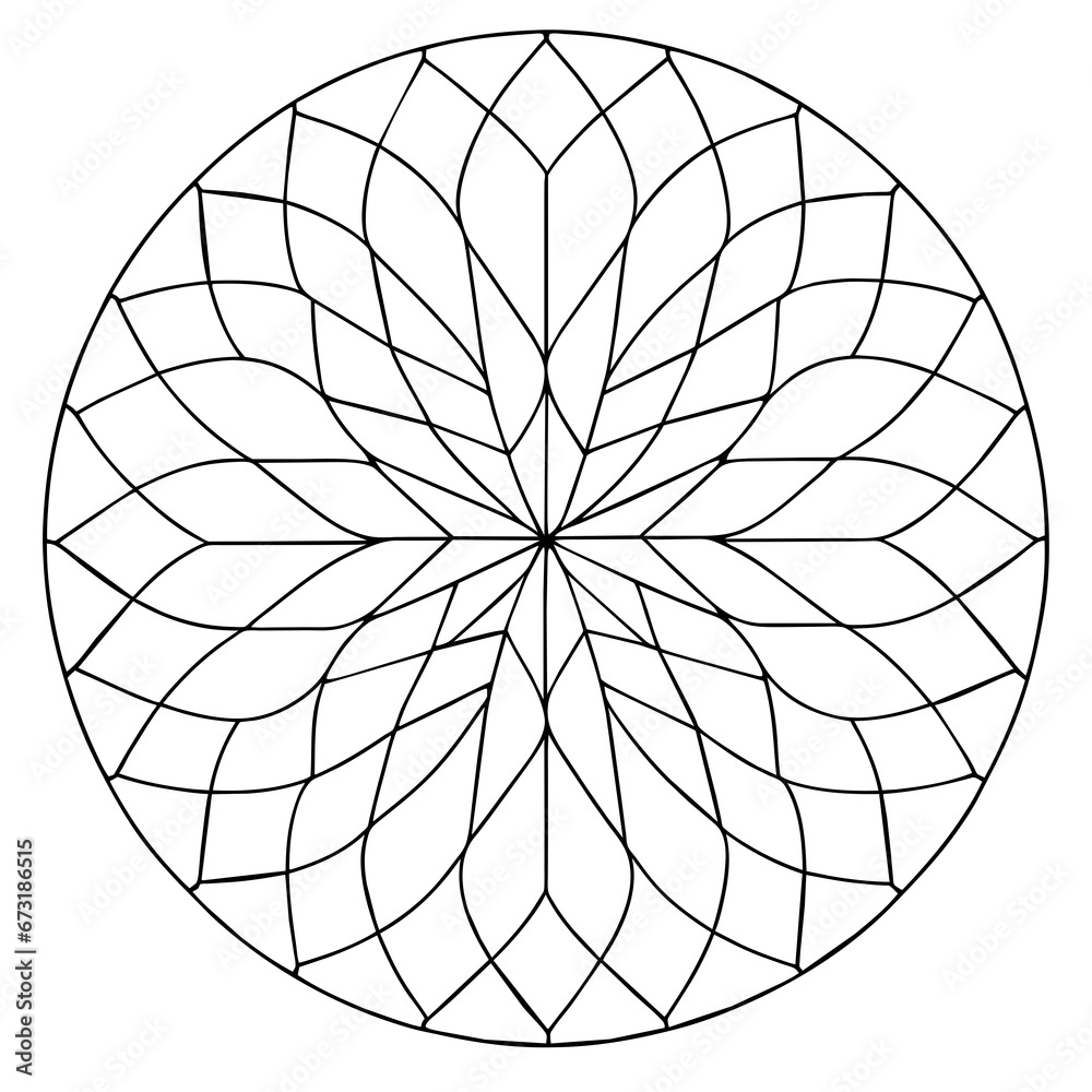 Obraz premium mandala logo