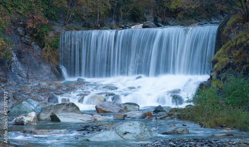 The waterfalls of the Brembo river photo