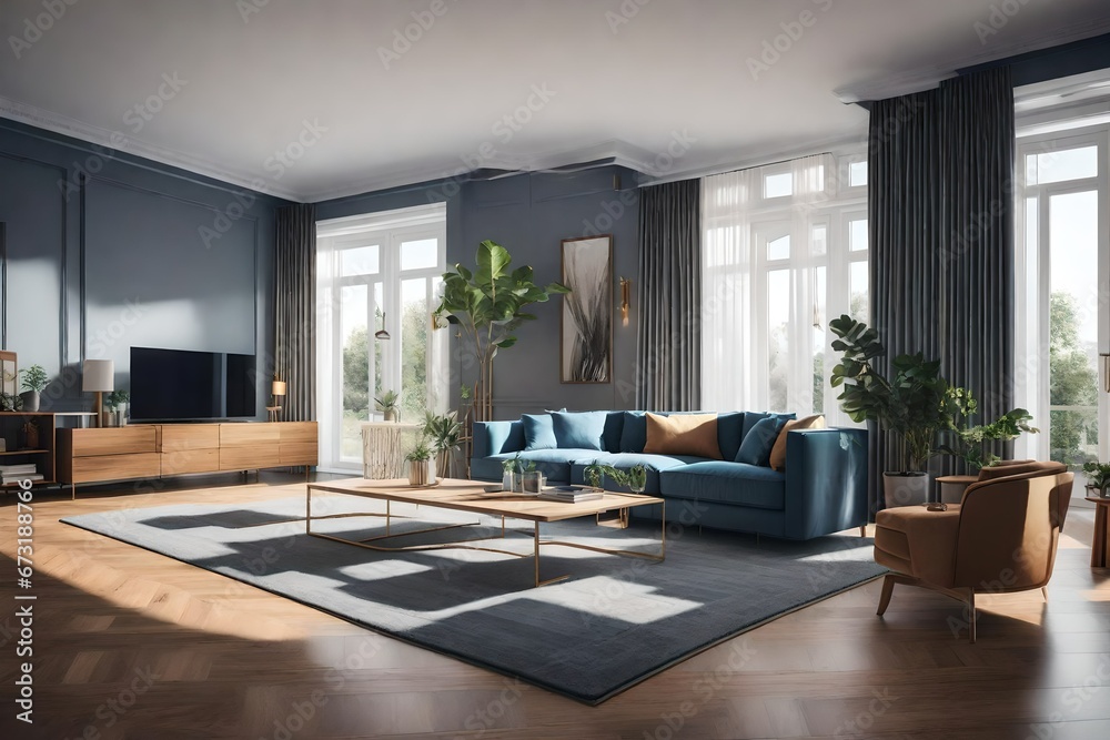 Fototapeta premium modern living room